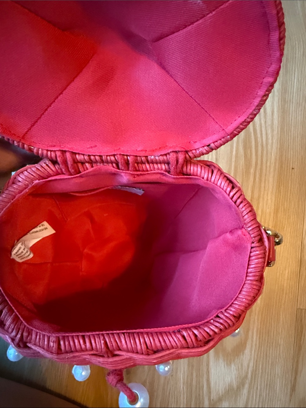 Kate Spade x Target Strawberry Mini Wicker Bag - Picture 6 of 6